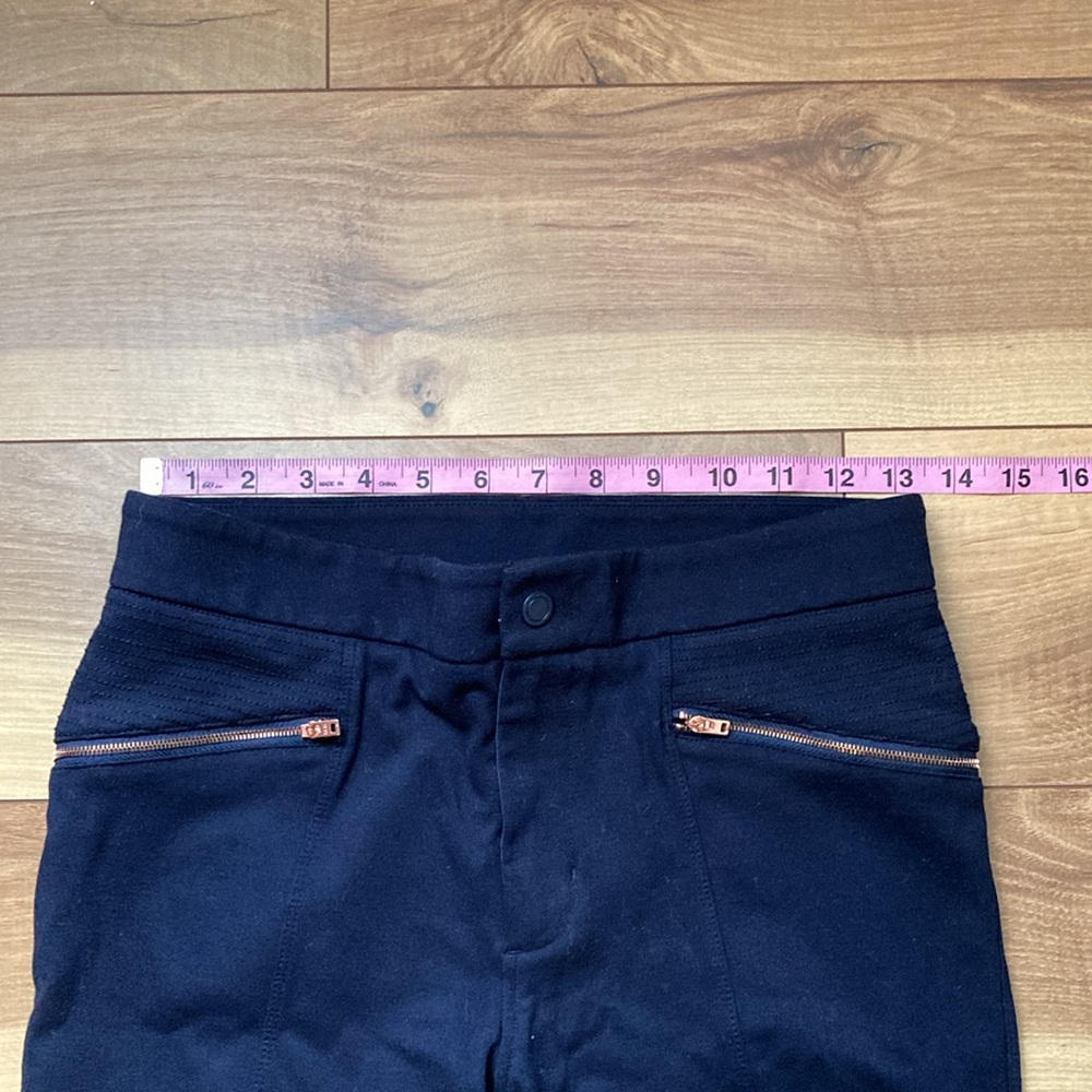 Athleta Ponte Moto Twill Skinny Pants. Size 6 - Picture 5 of 12